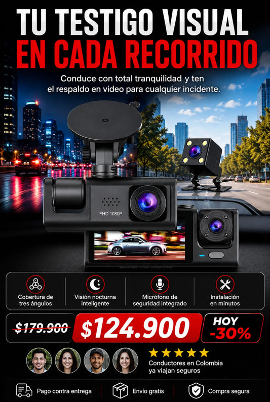 Camara 3 en 1 para carro