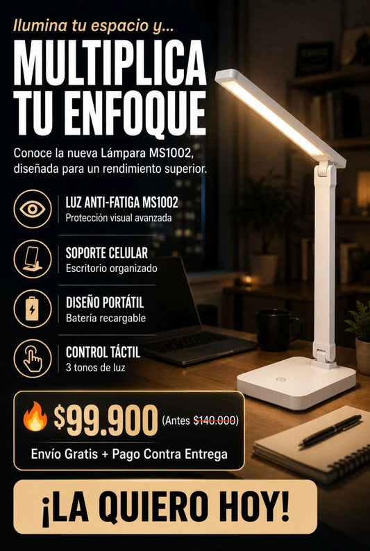 Lampara De Escritorio Led Ms1002