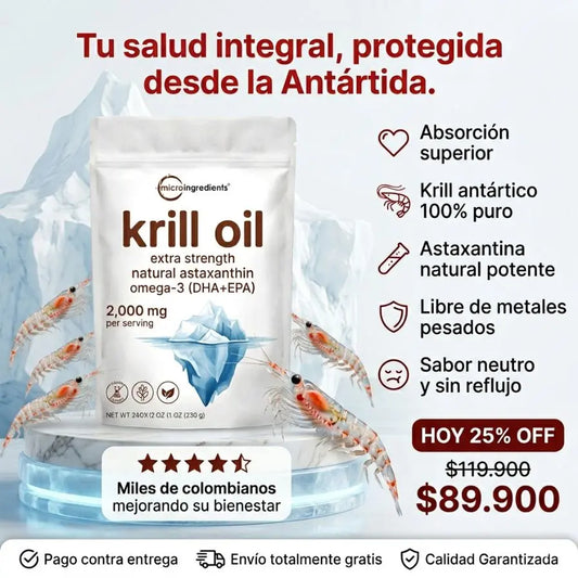 Aceite de Krill Antártico